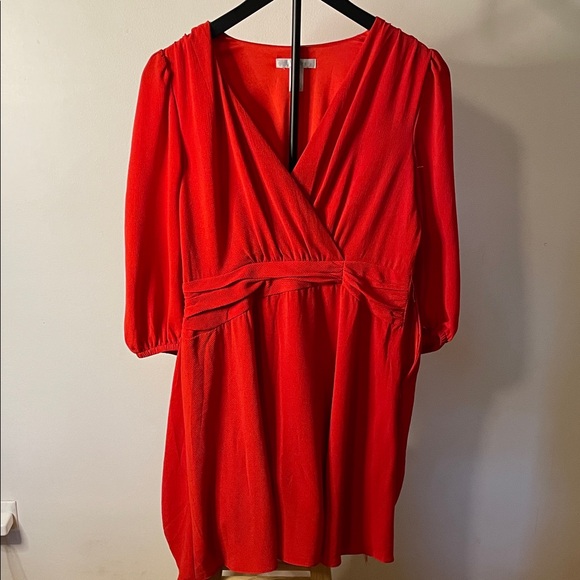 London Times Dresses & Skirts - London Times Bold Red Long Sleeve Dress